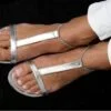 Sandalo Metallic argento