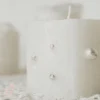 Candela artigianale cubo e perle ARTE PURA