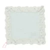 Tovaglietta americana in lino e pizzo Armonia 40x40 cm