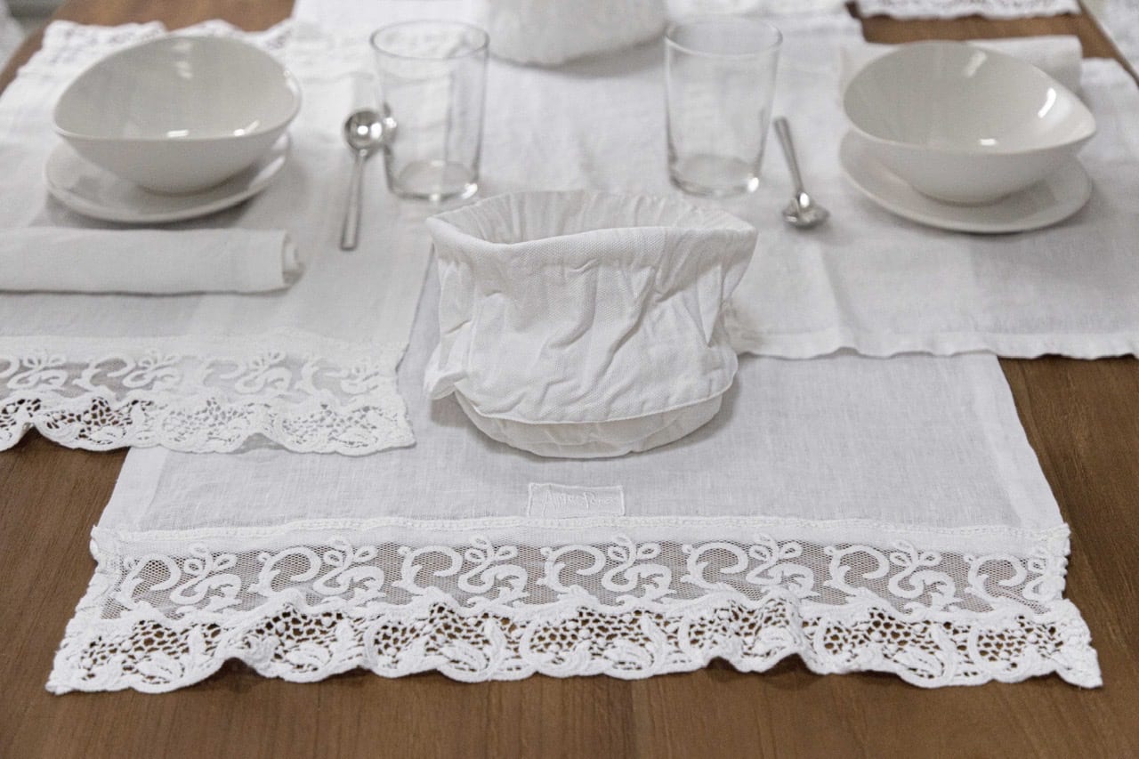 Tovaglietta da tavola con pizzo tulle - HOME DECOR, TAVOLA, Tovagliette