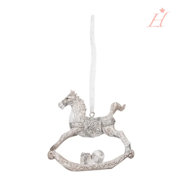 Rocking horse Christmas tree decoration