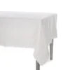 Tovaglia 150x250cm in lino con pizzo "Uncinetto"