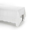 Tovaglia 200x200cm in lino con pizzo "Uncinetto"