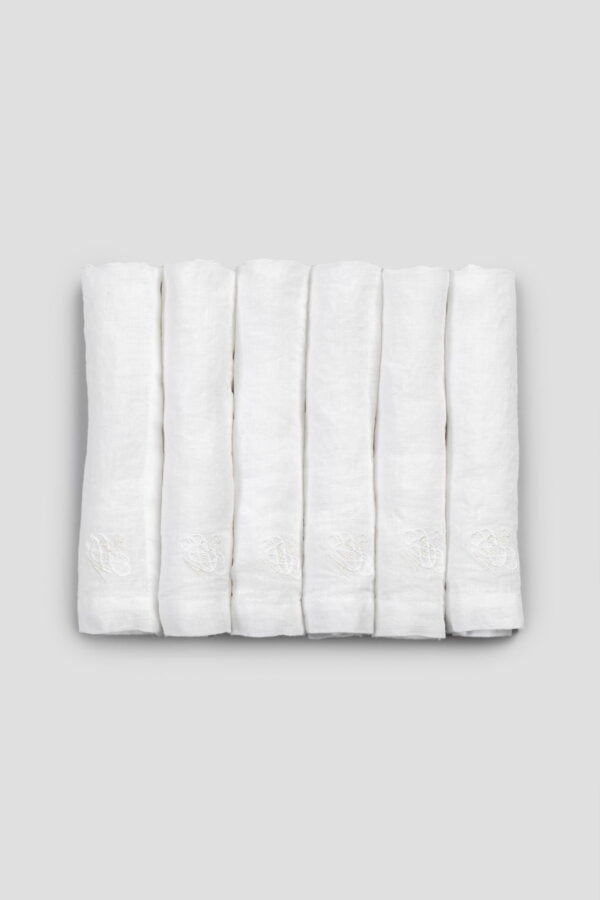 Set tovaglioli in lino leggero - immagine 2