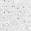 Runner 40x160cm in lino con pizzo gocce e cristalli - immagine 4