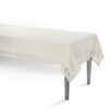 Tovaglia 130x220cm in lino con pizzo “Farnese”