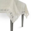Tovaglia 130x220cm in lino con pizzo “Farnese” - immagine 2
