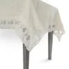 Tovaglia 130x220cm in lino con pizzo “Farnese” - immagine 2