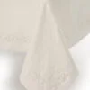 Tovaglia 160x280cm in lino con pizzo "Armonia" - immagine 2