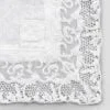 Tovaglia 110x110cm in lino con pizzo "Tulle" - immagine 5