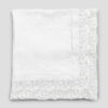 Tovaglia 110x110cm in lino con pizzo "Tulle" - immagine 2