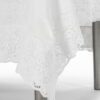 Tovaglia 150x150cm in lino con pizzo "Uncinetto" - immagine 2