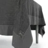 Tovaglia 180x360cm in lino con cornice - immagine 3
