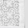 Runner 45x160cm in lino con pizzo "Uncinetto" - immagine 6