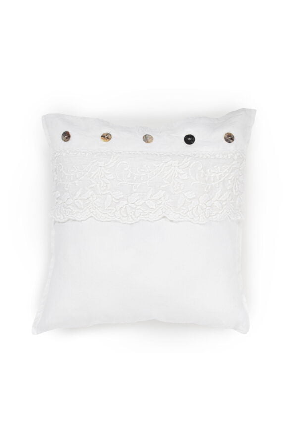 Pillowcase decoration with embroidery "Petal"