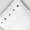 Federa decoro in lino pesante con pizzo Tulle - immagine 3