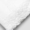 Lenzuolo matrimoniale in lino leggero con pizzo Farnese - immagine 4