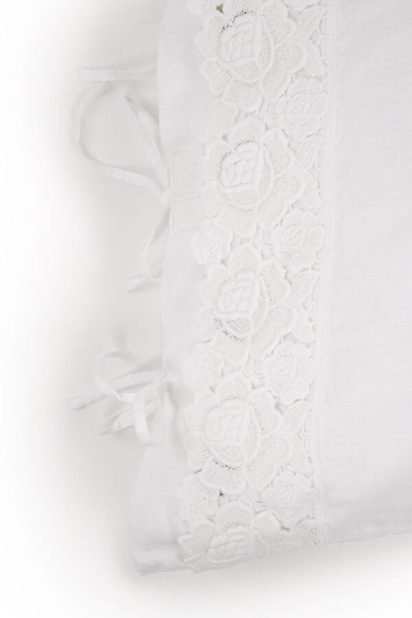 Federa con pizzo "Rose" - immagine 3