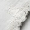Set letto matrimoniale in lino leggero pizzo Armonia - immagine 5