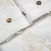 Set letto matrimoniale in lino leggero pizzo Elegante - immagine 3