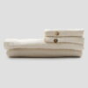 Set matrimoniale in lino leggero color beige - immagine 4