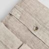 Set letto matrimoniale lino leggero con bottoni e pattella - immagine 5