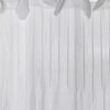 Tenda in lino leggero e organza con cuciture in rilievo - immagine 3