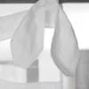 Tenda in lino e organza con ricamo Onde - immagine 3