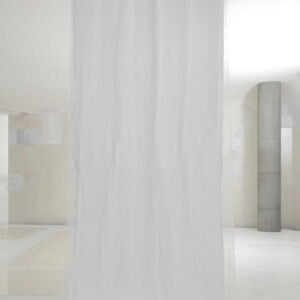 Light linen and organza curtain