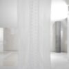 Tenda in lino leggero e organza ricamata - immagine 2