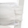 Fascia decorativa in lino e organza per sedia e tenda - immagine 4