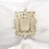 Fascia decorativa in lino e organza per sedia e tenda - immagine 5