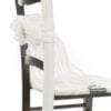 Fascia decorativa in lino e organza per sedia e tenda - immagine 2