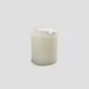 Candela a cilindro con pizzo Rose - immagine 3