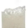 Candela cubo piccolo con pizzo uncinetto - immagine 4