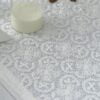 Runner 45x160cm in lino con pizzo "Uncinetto" - immagine 3