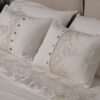Set letto matrimoniale in lino leggero pizzo Elegante - immagine 6