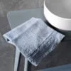 Asciugamano viso in lino pesante