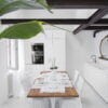 Tovaglietta in lino pesante con pizzo Tulle - immagine 5