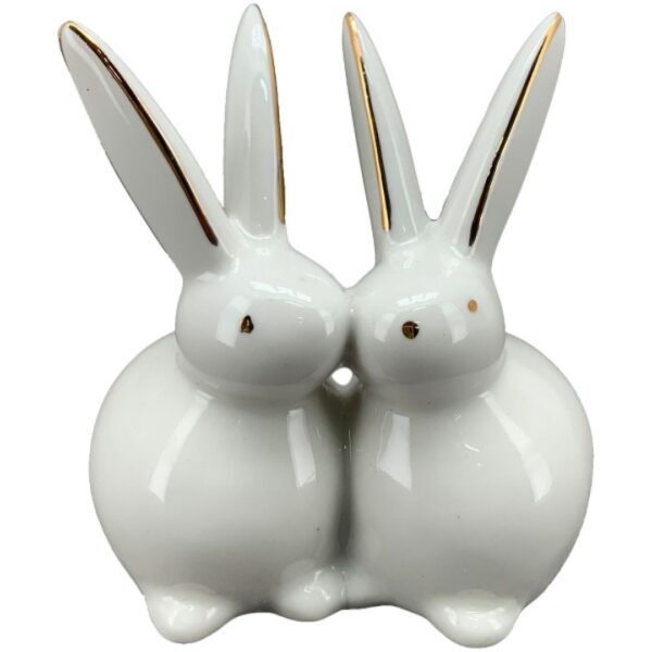 bunnies ceramic home decor objects easter home decorations osterdekoration für zuhause décorations de maison pâques