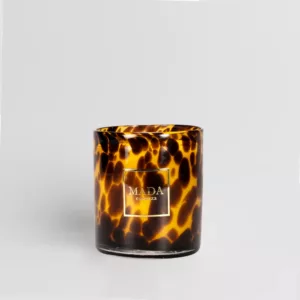 candela profumata moody – mada essenza | collezione maculata (450g, 80h)