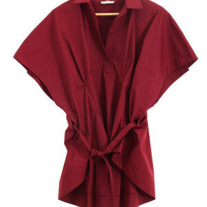 kimono-bluse mit gürtel elba – eufonia | stretch-baumwolle