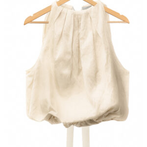 popeline-top mit ripsband tilos – eu•fo•nì•a | naturbaumwolle