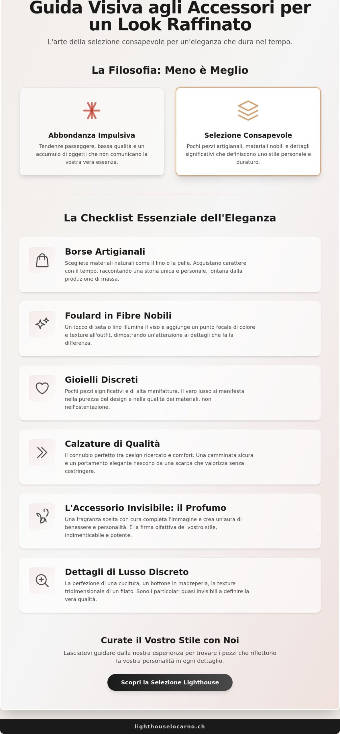 Accessori per un look raffinato: la checklist definitiva per un’eleganza senza tempo
