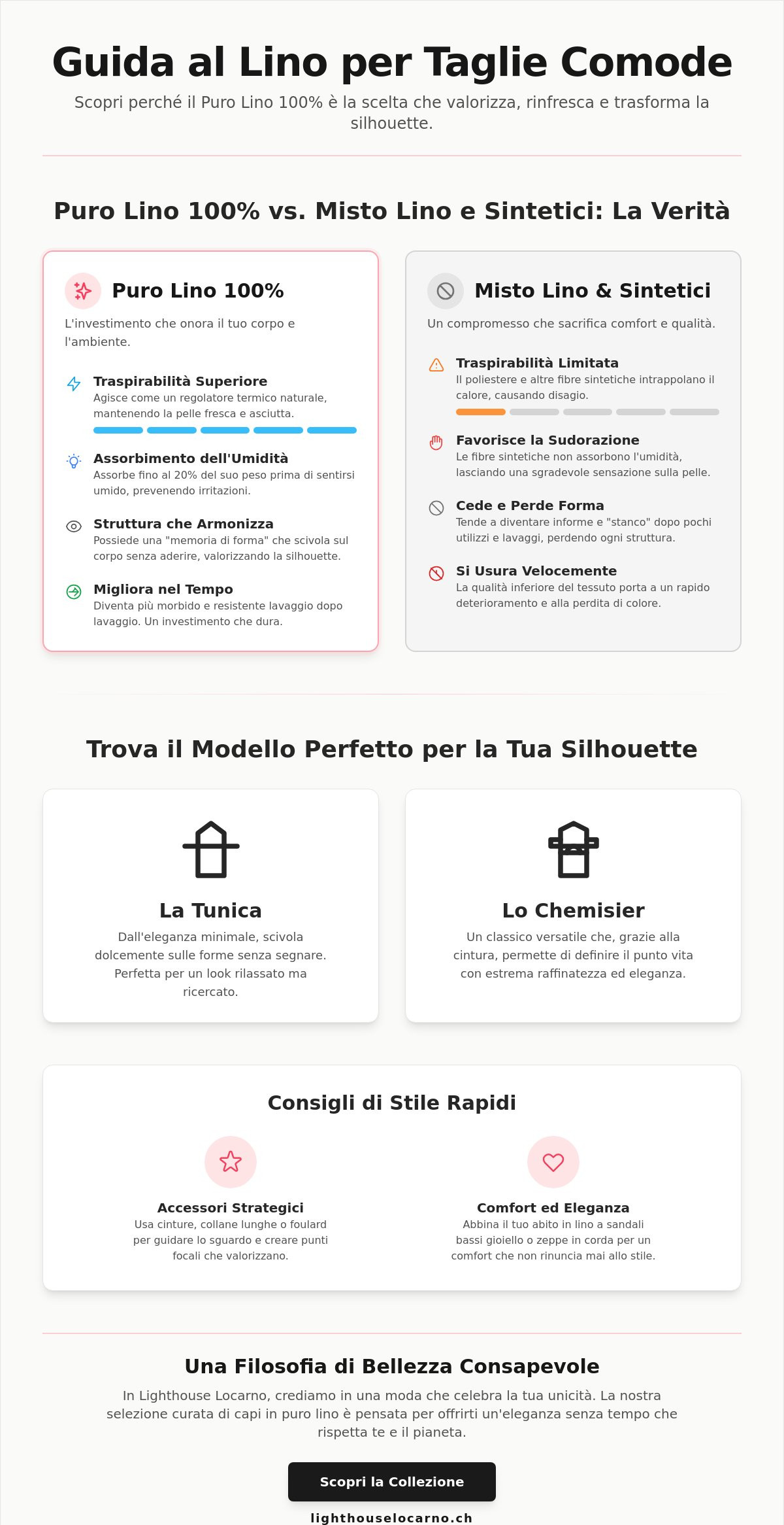Curvy e chic: eleganti capi in lino per taglie forti