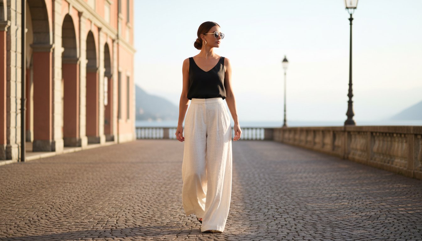 Pantaloni palazzo in lino: la guida all’eleganza senza tempo per l’estate 2026