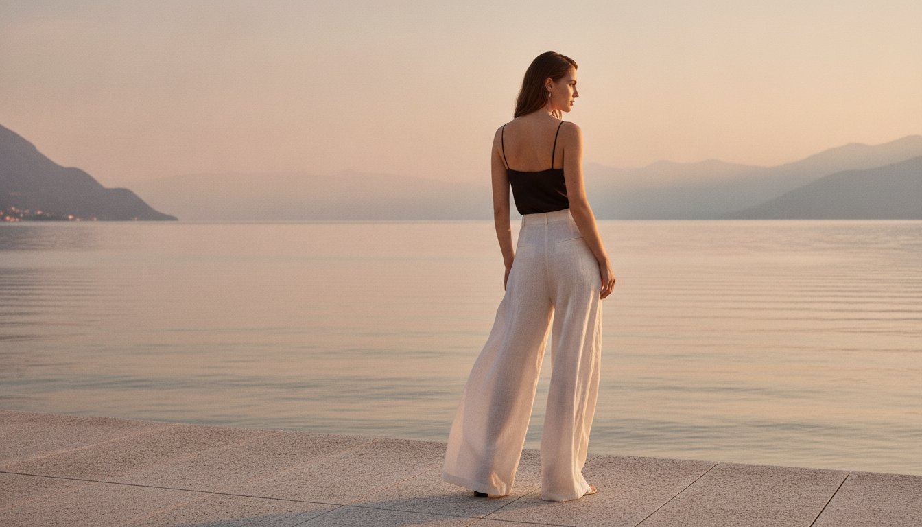 Come abbinare i pantaloni di lino larghi: guida all'eleganza naturale