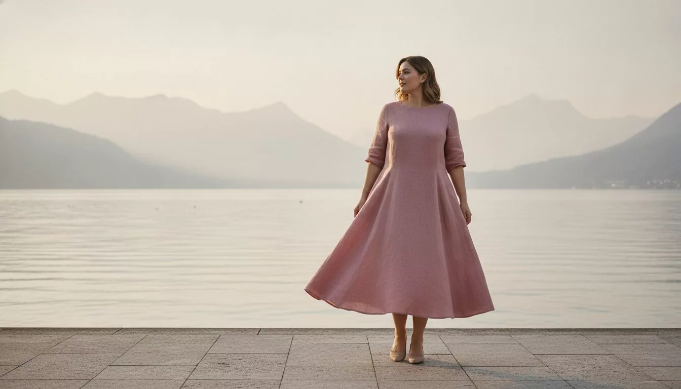 Abito in lino per donne curvy: guida all’eleganza naturale e senza tempo (2026)