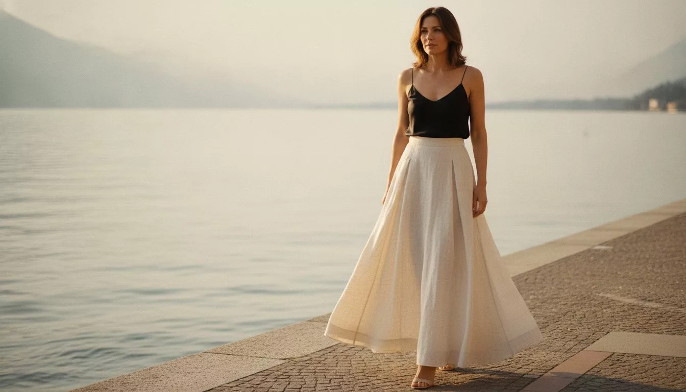 Gonna lunga in lino outfit: guida all’eleganza naturale per il 2026