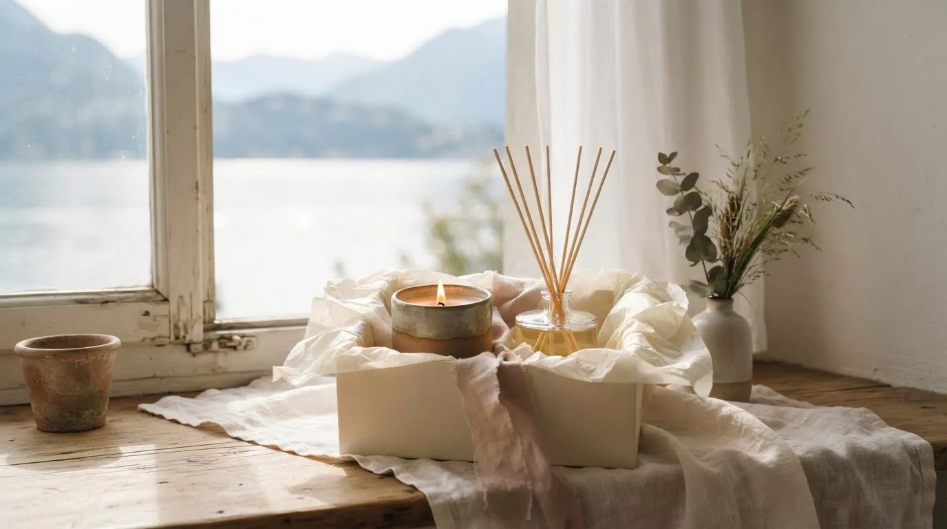 Set regalo candela e diffusore per le occasioni speciali